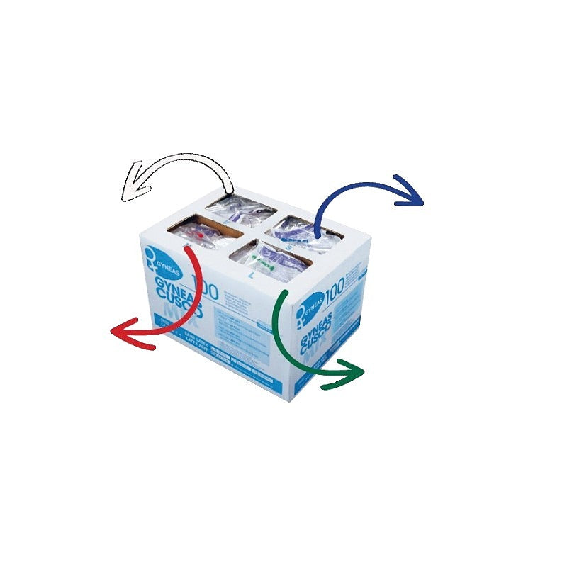 Cusco Mix Gyneas Speculum - Pak van 4 maten - Doos van 100 specula