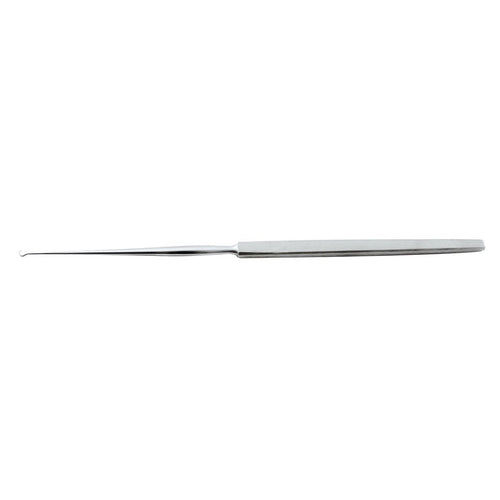 Fijne Gillies haak 190 mm - RVS