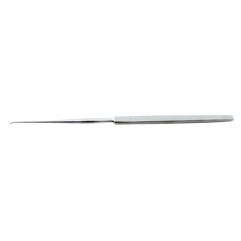 Fijne Gillies haak 190 mm - RVS