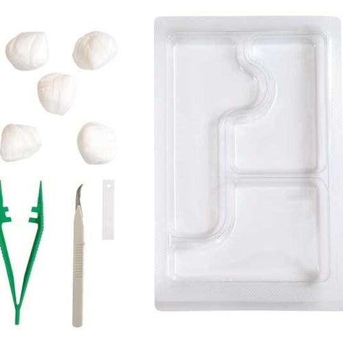 Hechtverwijderingsset - Mini-scalpel - Doos met 65 sets