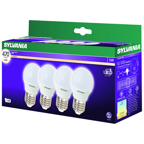 AMP-LED SYLV. STD B22 806LM 2700K BLC CH