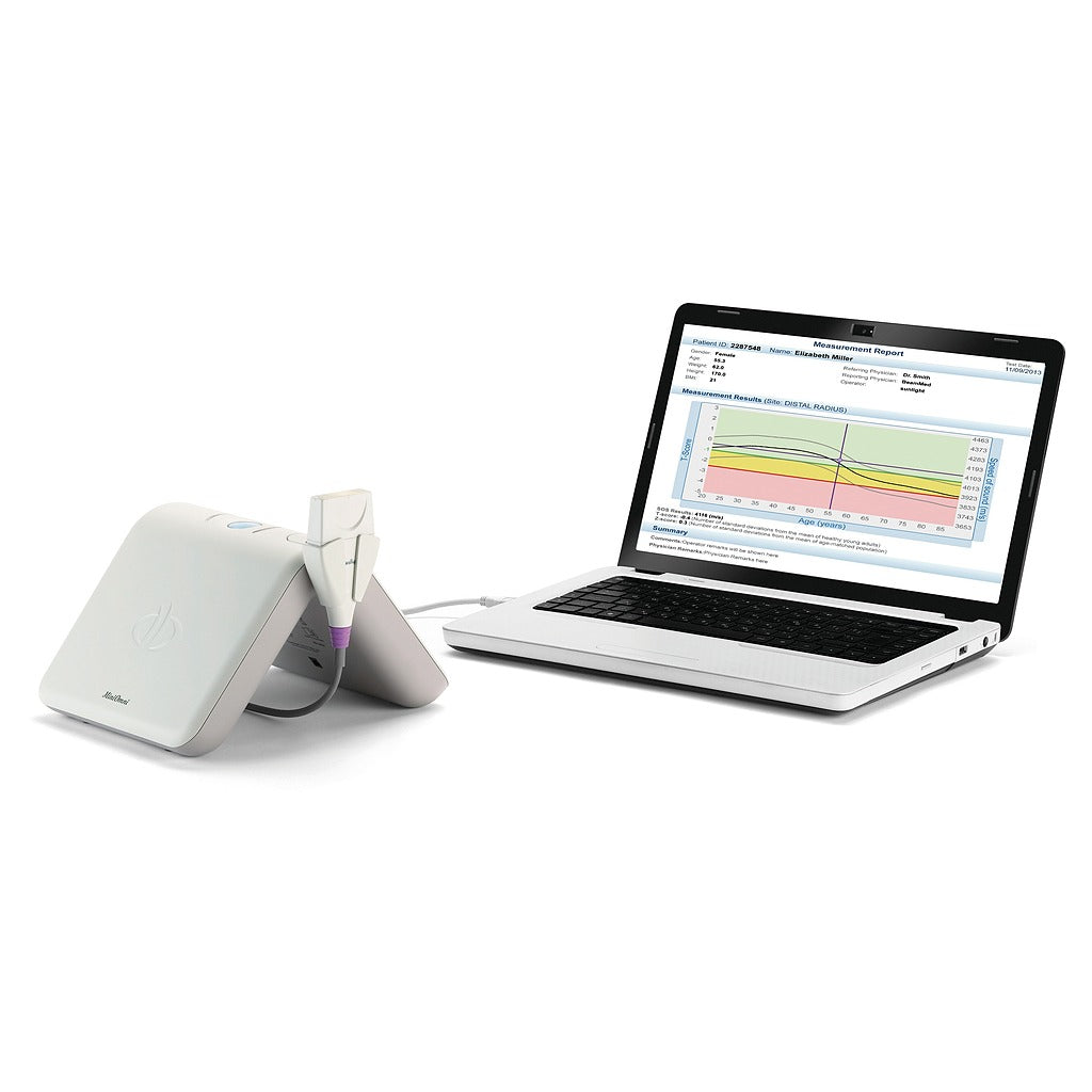 Miniomni ultrasone botdensitometer