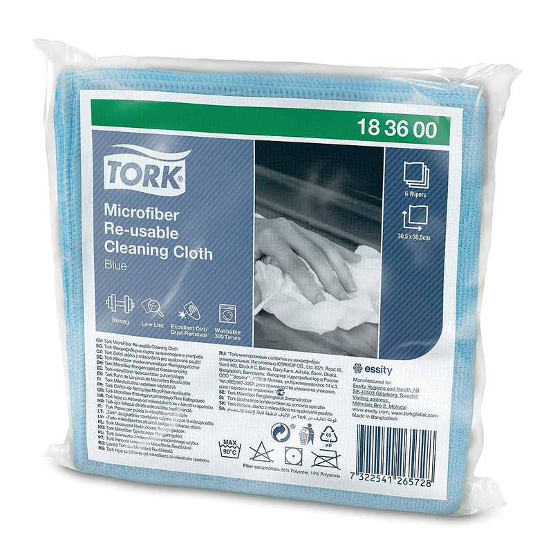 Tork herbruikbare microvezeldoekje - 6 doekjes