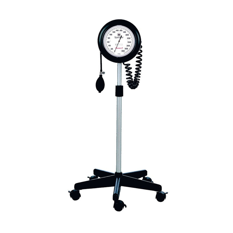 Spengler Maxi+3 Bloeddrukmeter met groot scherm op wielen - Meerdere manchetten