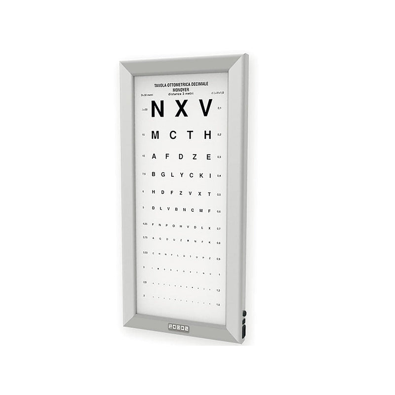 Monoyer LED lichtgevende optometrische schaalverdeling van 3 meter