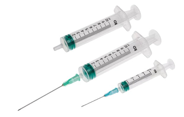 BD Emerald 3-delige spuit en 21G 40 mm naald - doos van 100