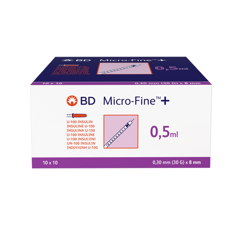 Insulinespuit met BD Micro-Fine naald