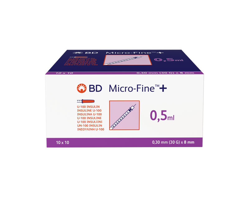 Insulinespuit met BD Micro-Fine naald