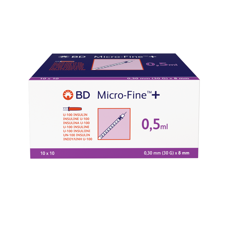 Insulinespuit met BD Micro-Fine naald