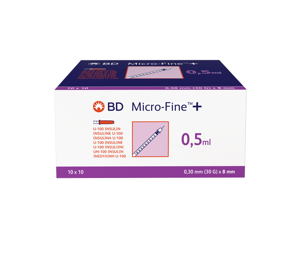 Insulinespuit met BD Micro-Fine naald