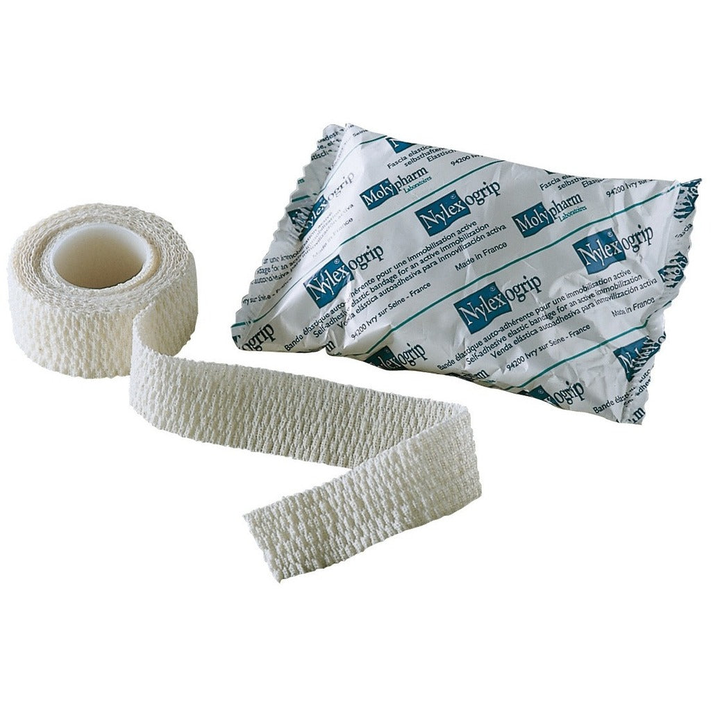 Niet-geperforeerd geweven Nylexogrip-tape - 2,5 cm x 4 m