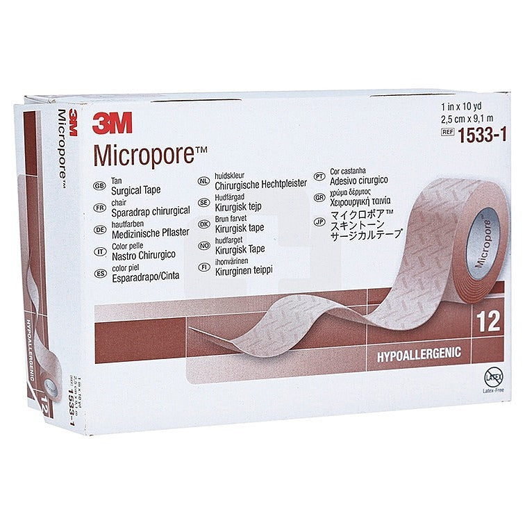 3M Micropore pleister op rol