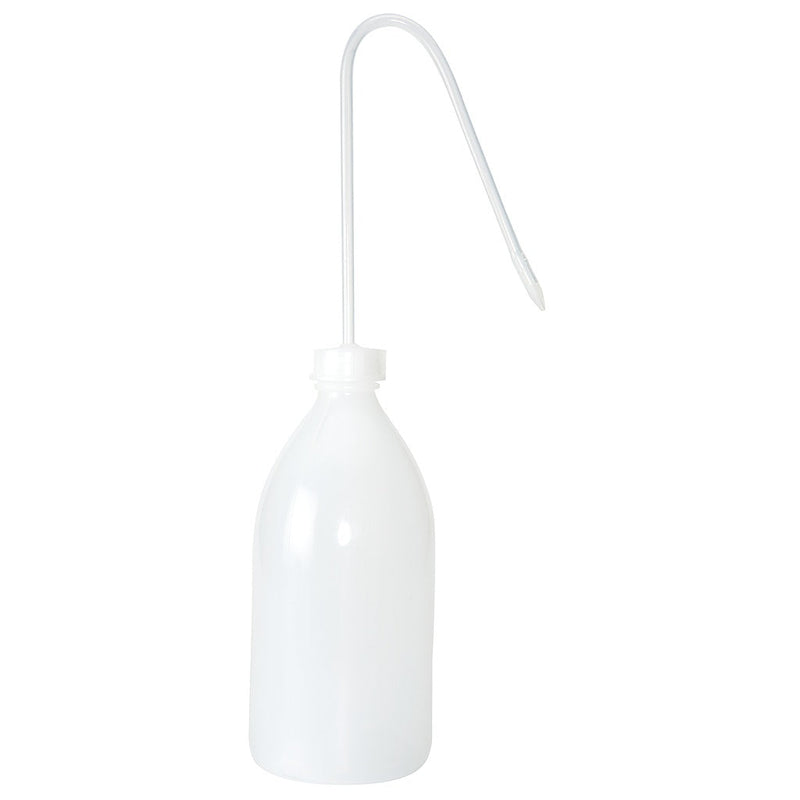 Plastic wasfles met slang