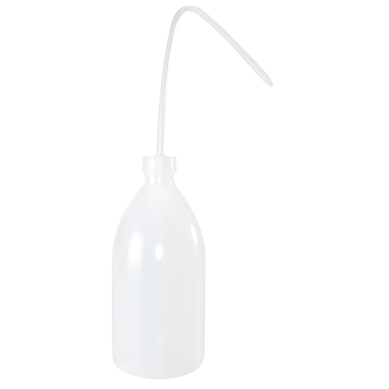 Plastic wasfles met slang