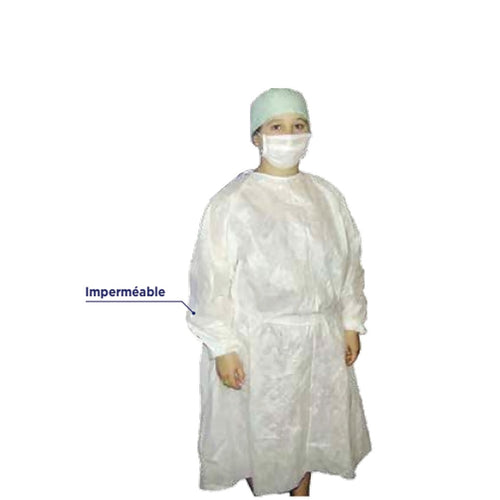 Witte waterdichte profiline blouse