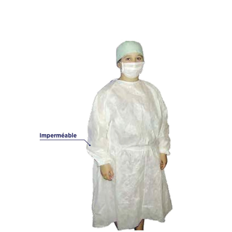 Witte waterdichte profiline blouse