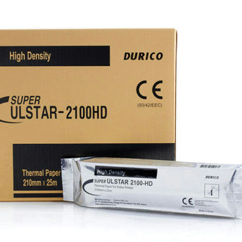Zwart-wit thermisch papier compatibel met Sony UPP-210HD 210 mm x 25 m - Doos van 5