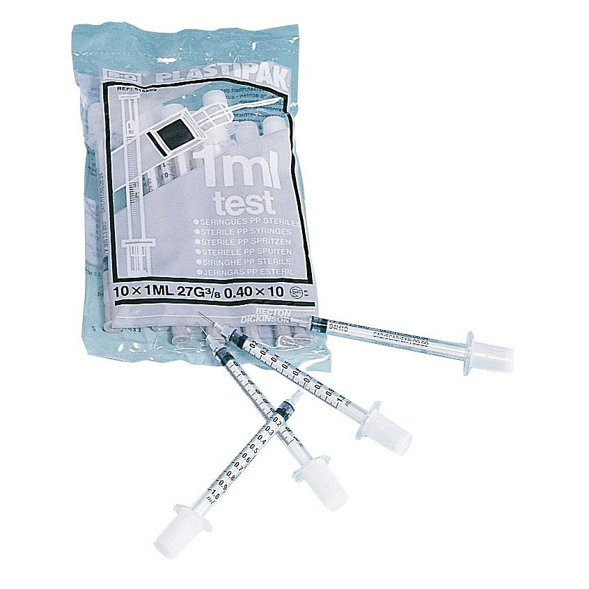 BD Plastipak precisiespuit met microfijne naald + gekrompen x100