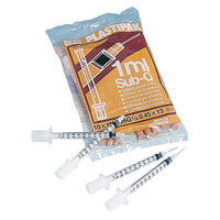 BD Plastipak precisiespuit met microfijne naald + gekrompen x100