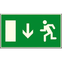Evacuatie borden