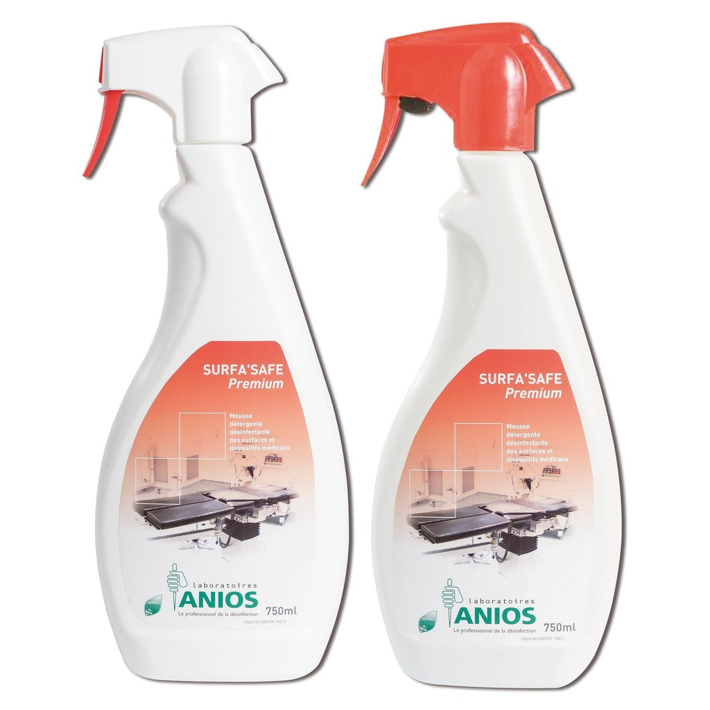 Surfa'Safe Premium was- en desinfectieschuim - fles van 750 ml
