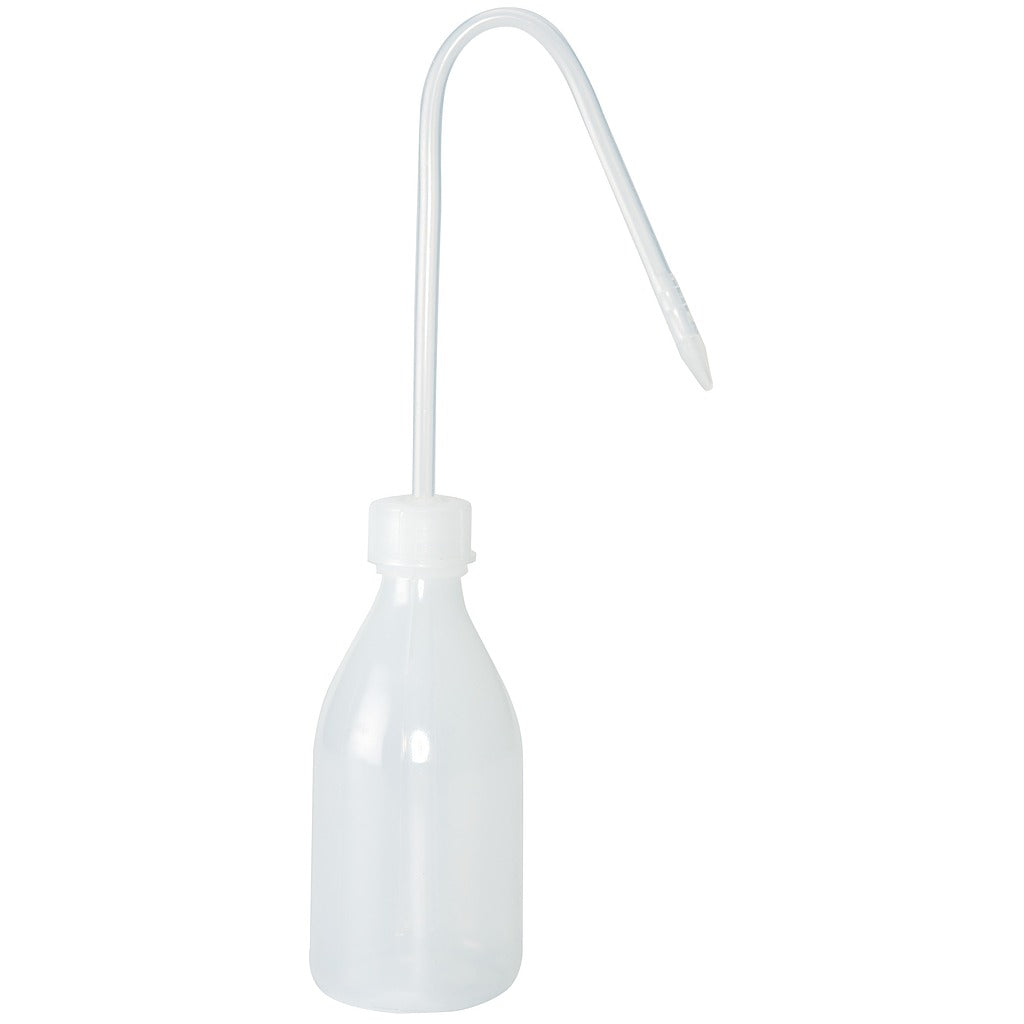 Plastic wasfles met slang