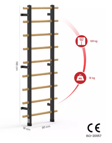 Espalier en bois 11 Barreaux CARE