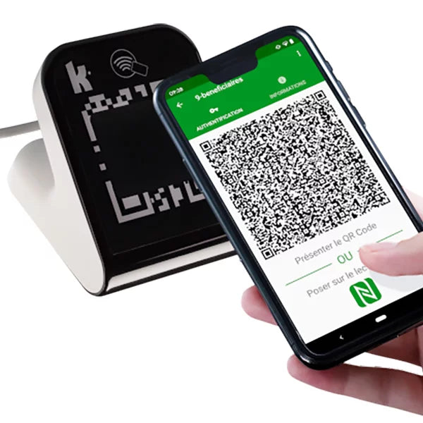 KAP-EC NFC- en QR-code contactloze zorgverzekeringspaslezer