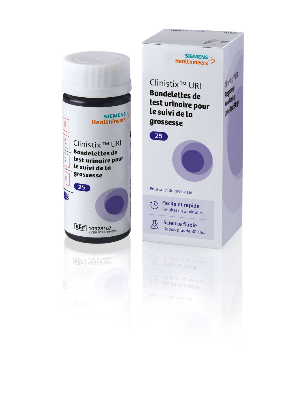Clinistix URI urineteststrips - 4 parameters voor zwangerschapsmonitoring x25