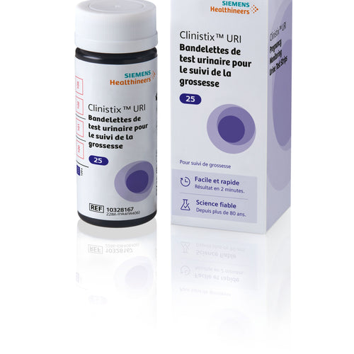 Clinistix URI urineteststrips - 4 parameters voor zwangerschapsmonitoring x25