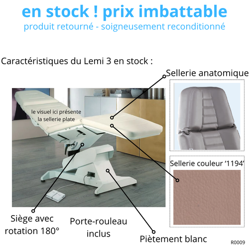 Elektrische bank 1 LEMI 3 motor Multi-specialiteit