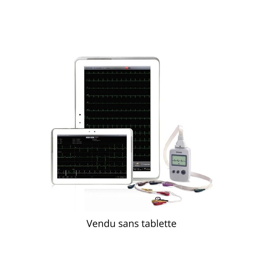 PadECG EDAN - 12 afleidingen met draadloze interpretatie voor iPad-tablet