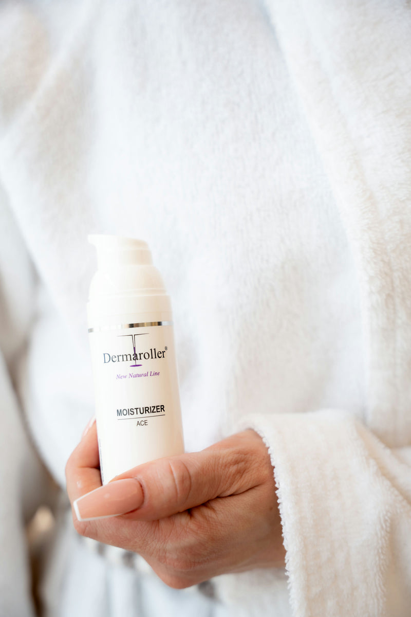 Hydraterende crème voor dermaroller met vitamine A, C en E.
