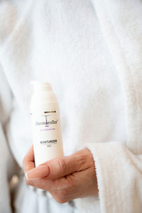 Hydraterende crème voor dermaroller met vitamine A, C en E.