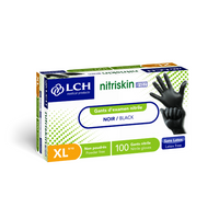 Nitriskin Free poedervrije nitrilhandschoenen - Zwart