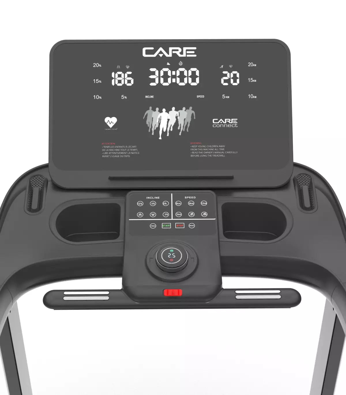 Tapis de course 22 km/h Fast Runner SP connecté -  CARE