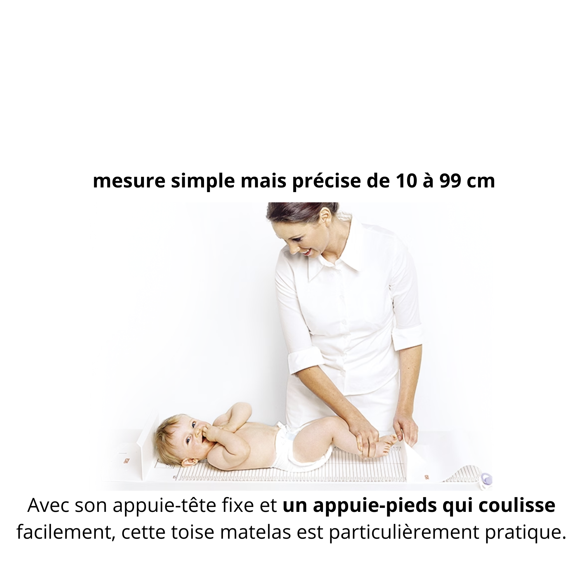 Seca 210 baby- en kindermatrastopper