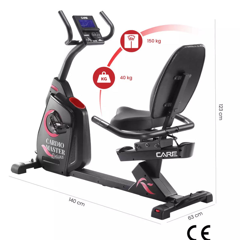 Vélo semi allongé CARDIO MASTER DELUXE CARE