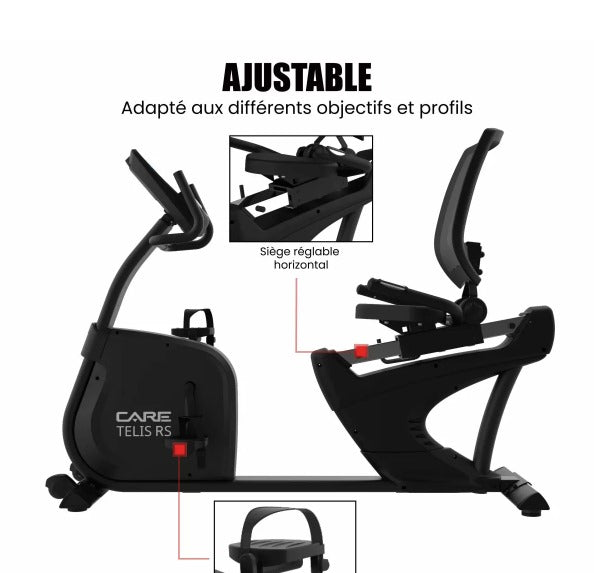 Vélo semi allongé auto-alimenté TELIS RS