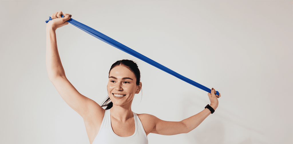 Latex oefenbanden - Set van 5 banden 2,50 m